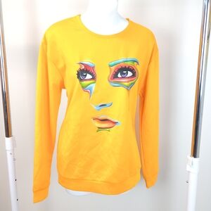 Yellow graphic shirt